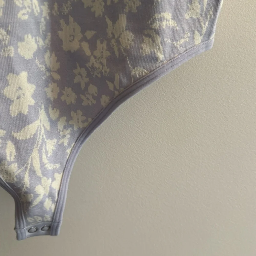 Free People Lavender Floral Bodysuit - Picture 4 of 6
